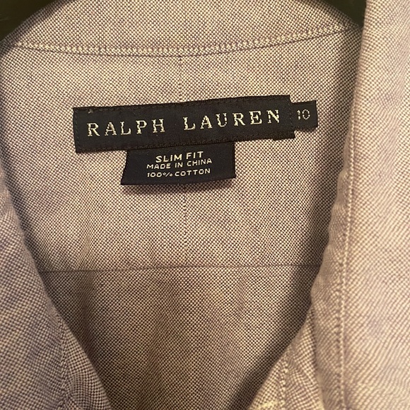 - Ralph Lauren Slim Fit Button Down Shirt - Picture 3 of 4